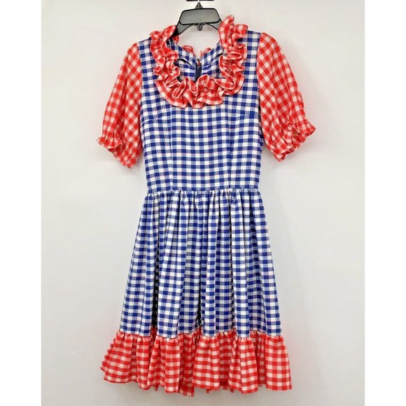 Vintage Handmade Square Dance Outfit Matching Mens Womens Used 3 Piece - Picture 2 of 16